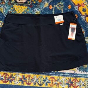 Greg Norman Women's Golf Tennis Skirt Skort Black Size XXL